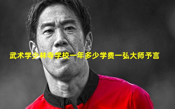 武术学少林寺学校一年多少学费一弘大师予言