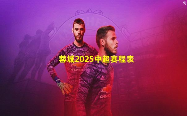 蓉城2025中超赛程表